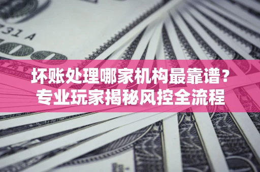 武汉坏账处理哪家机构最靠谱？专业玩家揭秘风控全流程