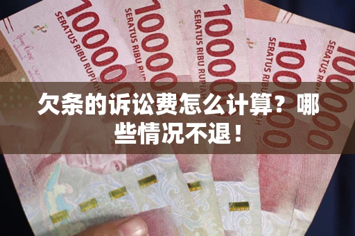 武汉欠条的诉讼费怎么计算？哪些情况不退！