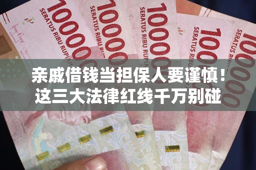 武汉亲戚借钱当担保人要谨慎！这三大法律红线千万别碰