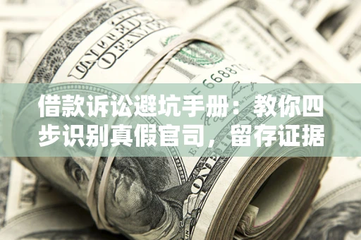 武汉借款诉讼避坑手册：教你四步识别真假官司，留存证据不踩雷