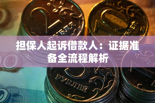 武汉担保人起诉借款人：证据准备全流程解析
